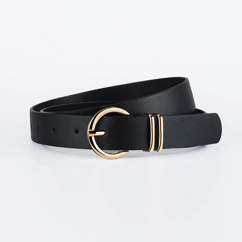 Minimal Double Ring Buckle Belt - Image 6