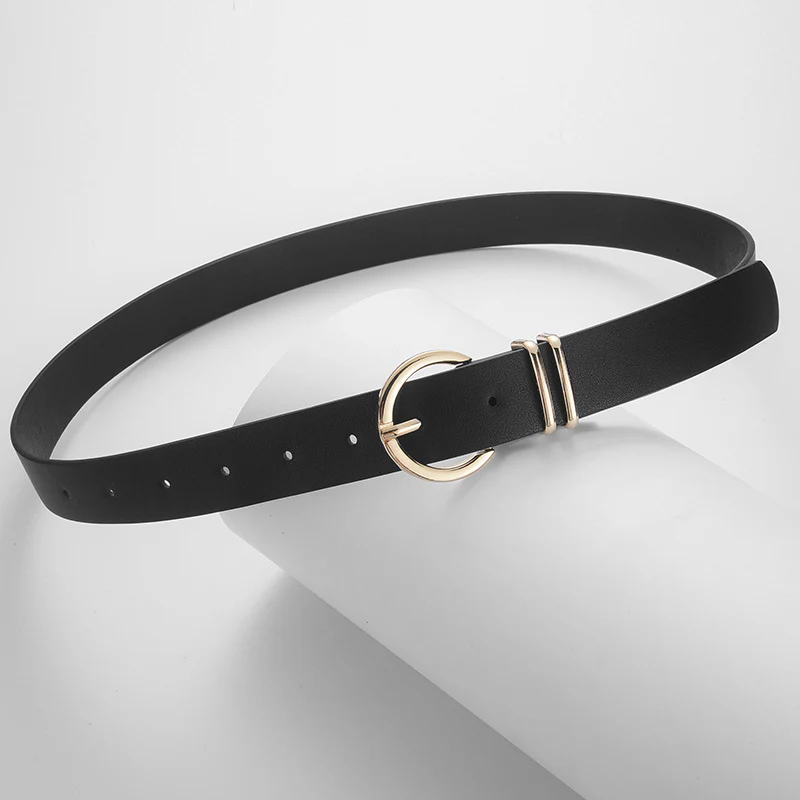 Minimal Double Ring Buckle Belt - Image 7
