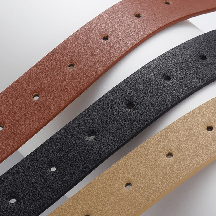 Minimal Double Ring Buckle Belt - Image 8
