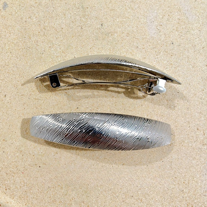 Minimalist Barrette Spring Closure Hair Clip - Image 2