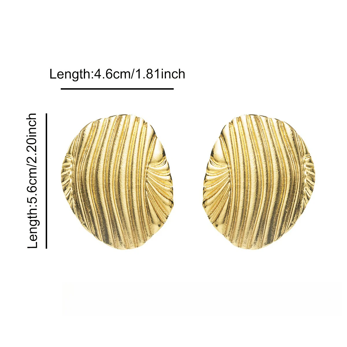 Minimalist Linear Geometric Earrings - Image 6
