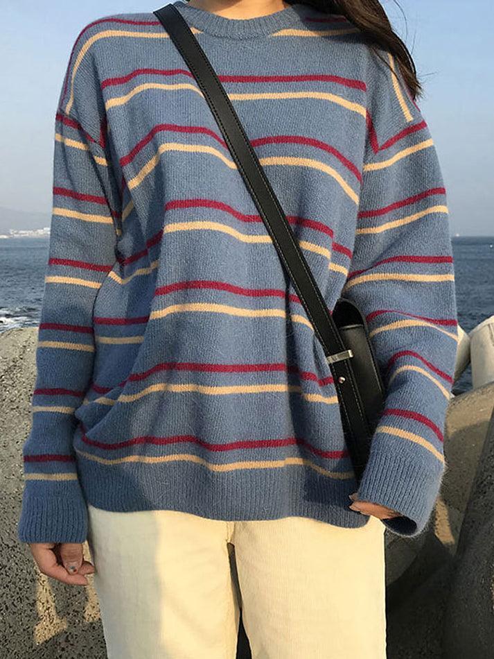 New Student Striped Sweater - Image 2