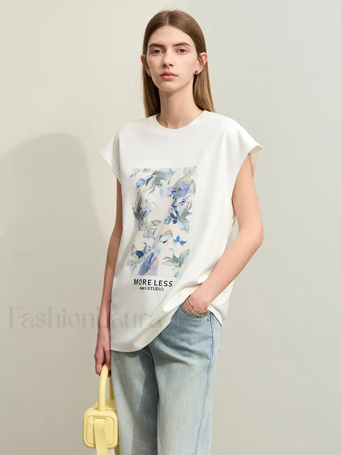 Oil Painting Floral T-Shirt - Image 5