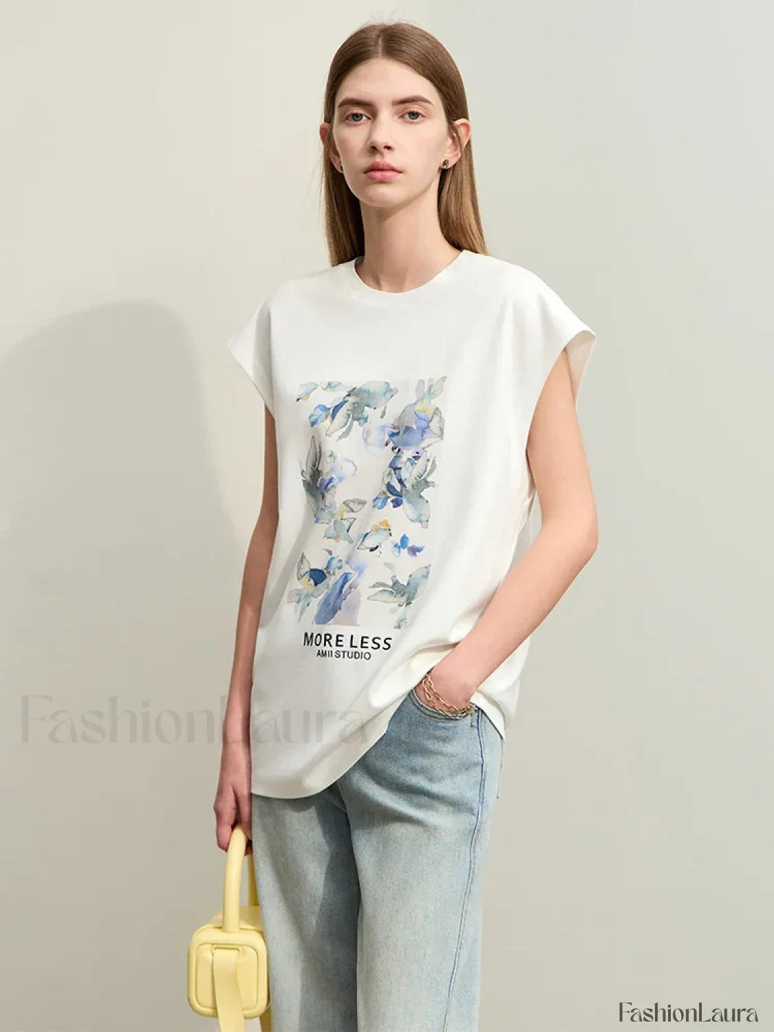 Oil Painting Floral T-Shirt - Image 8