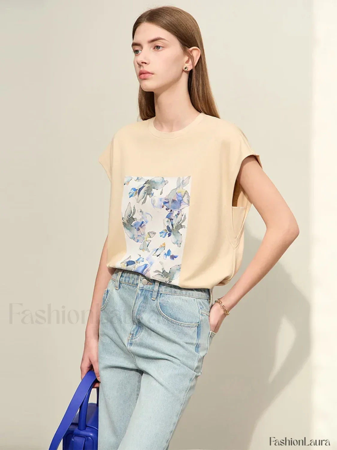 Oil Painting Floral T-Shirt - Image 9