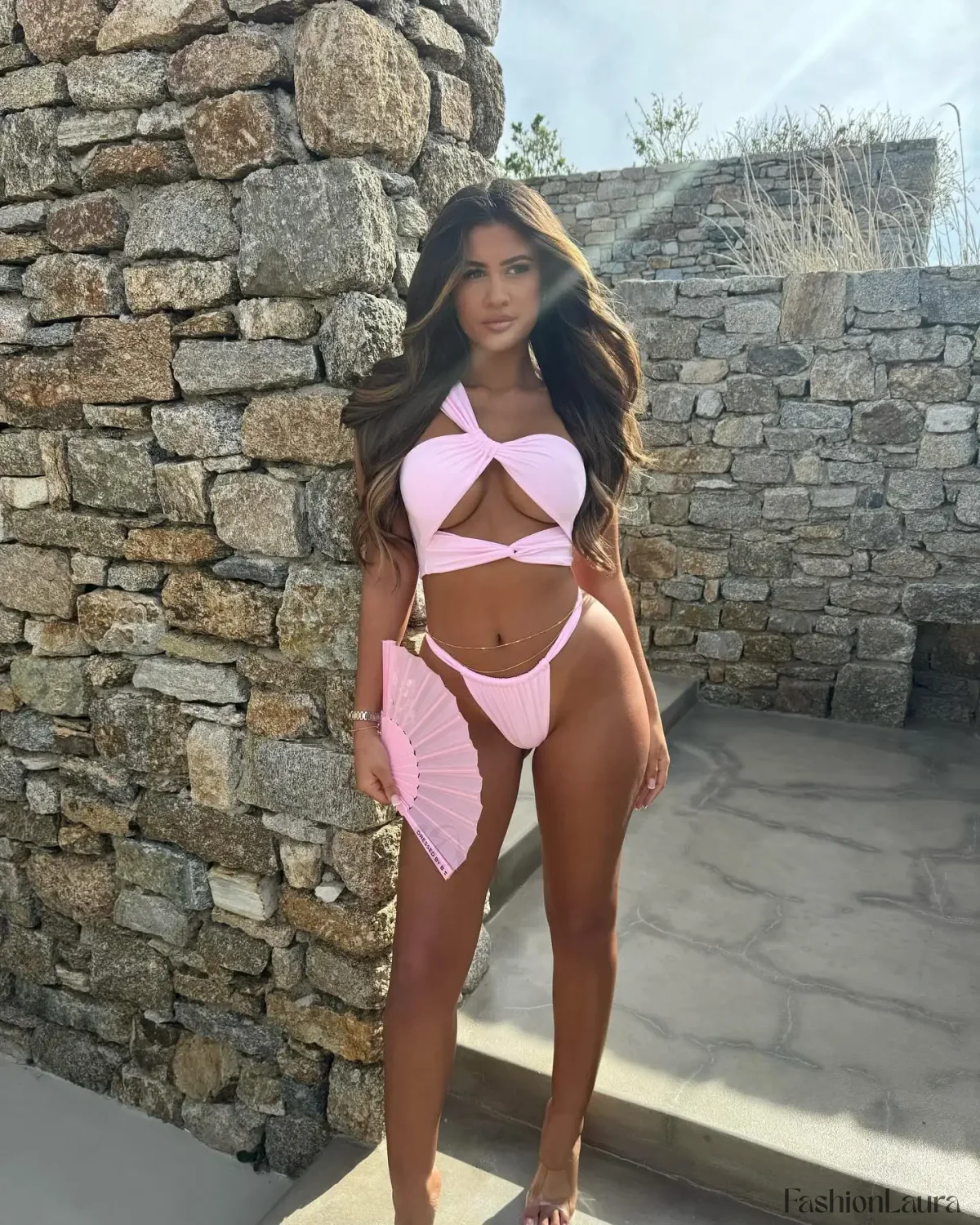 One-Shoulder Hollow Cover-Up Three Piece Set - Image 20