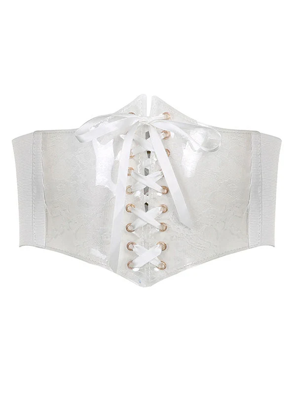 Patchwork Lace Corset Top - Image 18