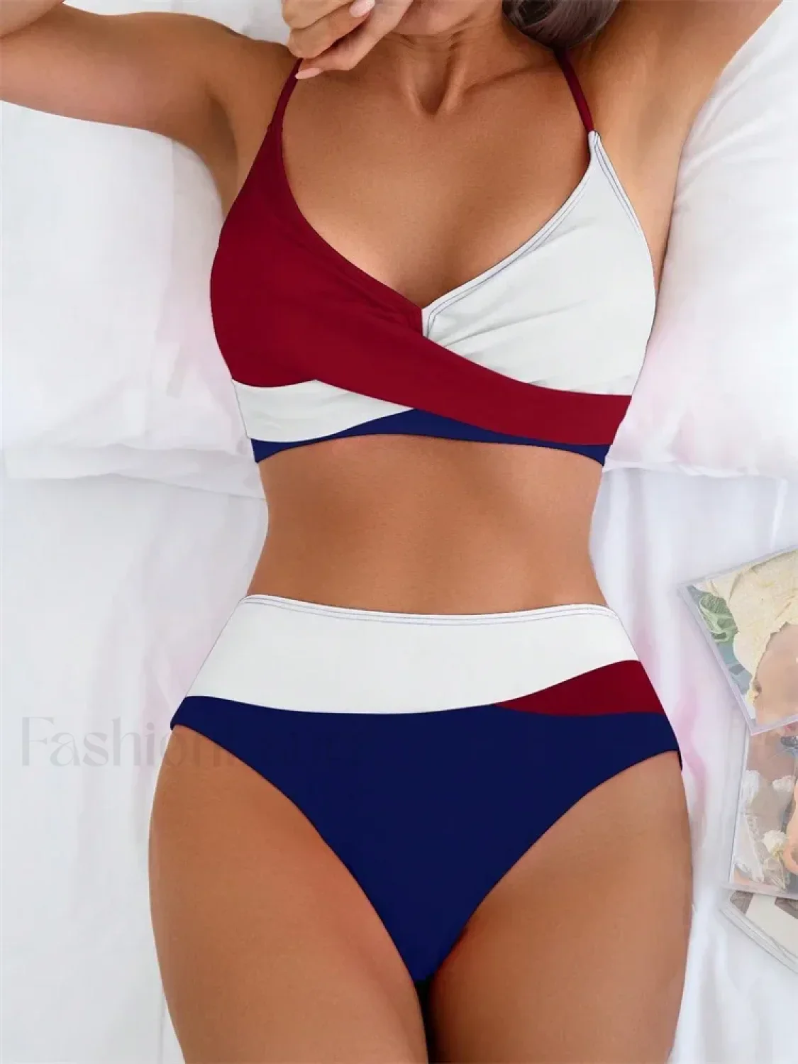 Patchwork String Bikini Set - Image 33