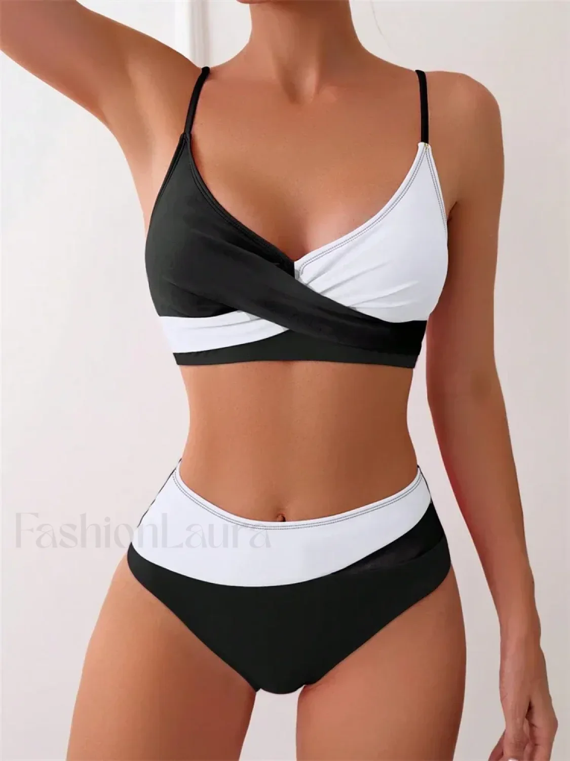 Patchwork String Bikini Set - Image 35