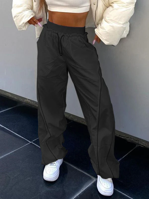 Pintuck Detail Straight Leg Pants - Image 14