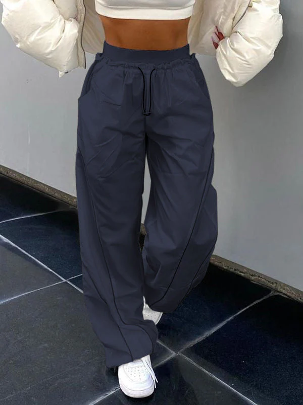 Pintuck Detail Straight Leg Pants - Image 16