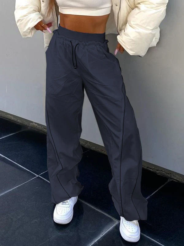 Pintuck Detail Straight Leg Pants - Image 18