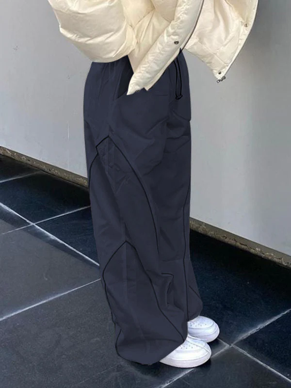 Pintuck Detail Straight Leg Pants - Image 19