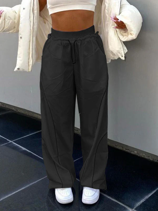 Pintuck Detail Straight Leg Pants - Image 28
