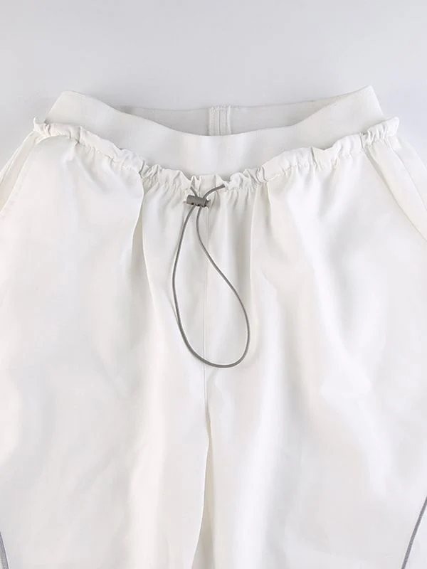 Pintuck Detail Straight Leg Pants - Image 30