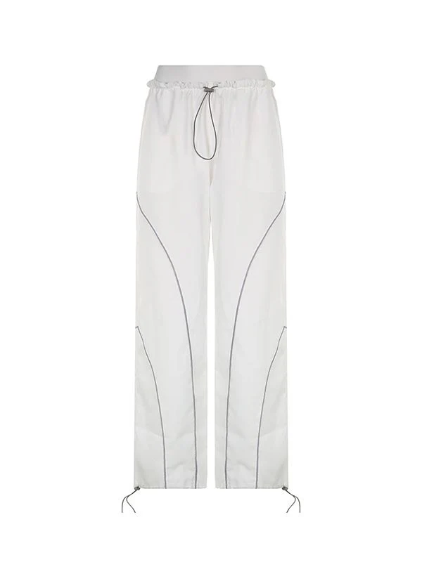 Pintuck Detail Straight Leg Pants - Image 31