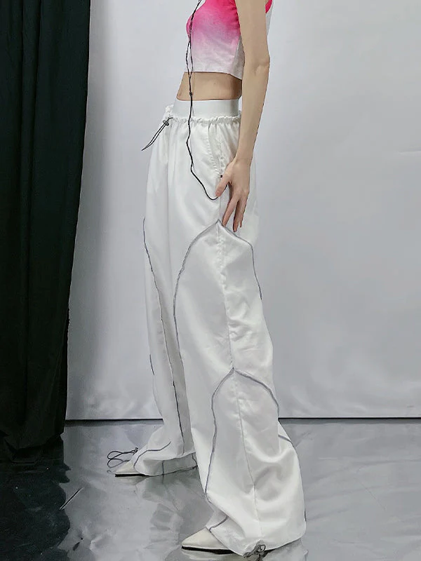 Pintuck Detail Straight Leg Pants - Image 34