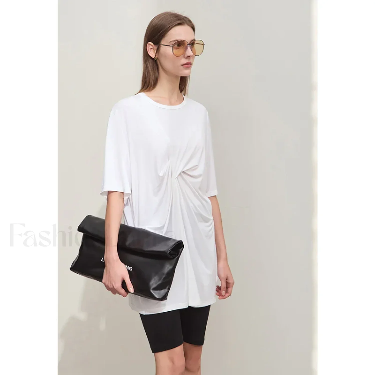 Pleated Mid Length T-Shirt - Image 8
