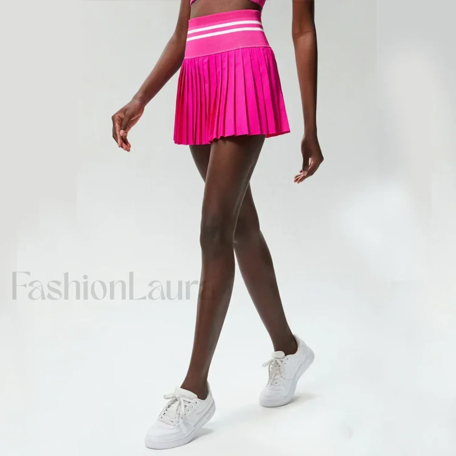 Pleated Tennis High Waist Sport Skirt - Image 4
