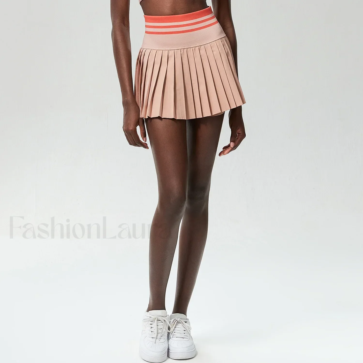 Pleated Tennis High Waist Sport Skirt - Image 9