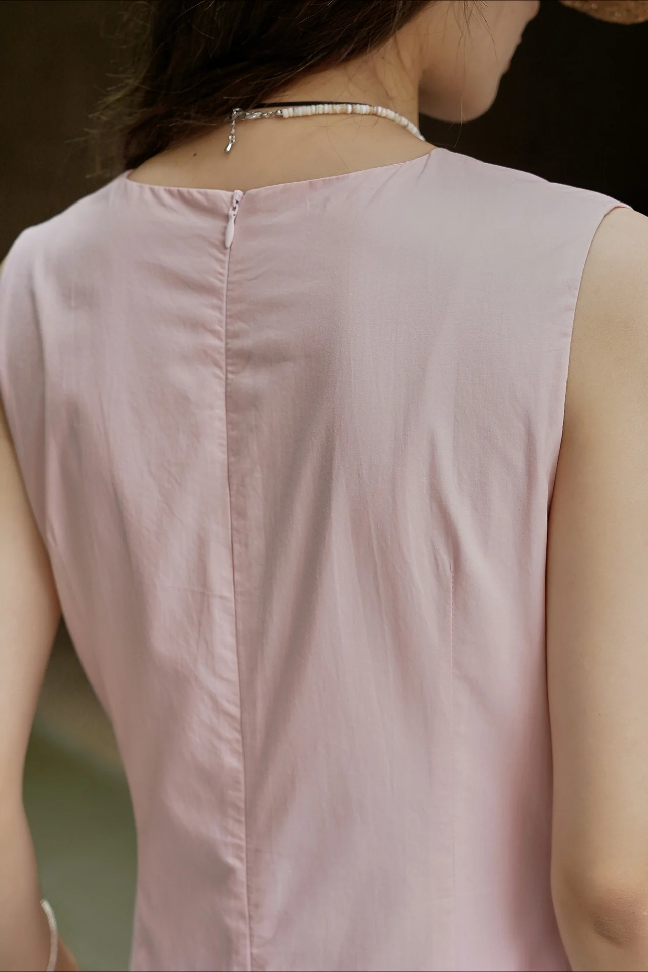 Pleated Tie Strap Lightweight Boho Dress - Image 13