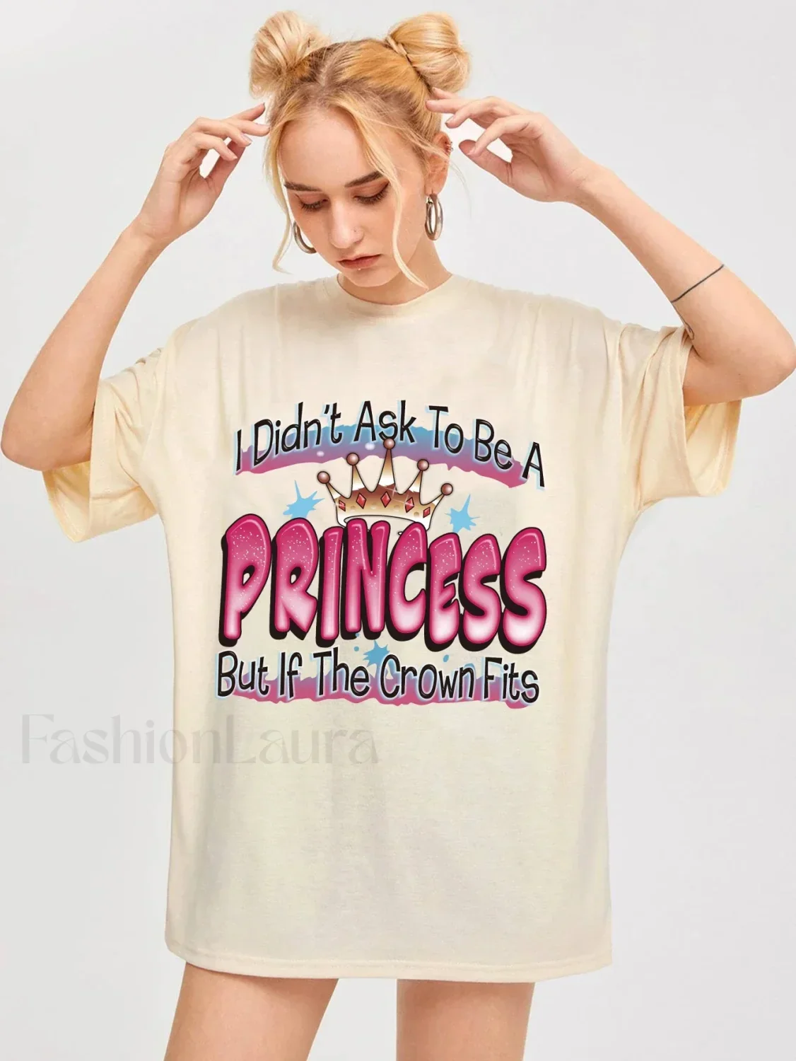 Princess Letter Print Harajuku Aesthetic T-Shirt - Image 8