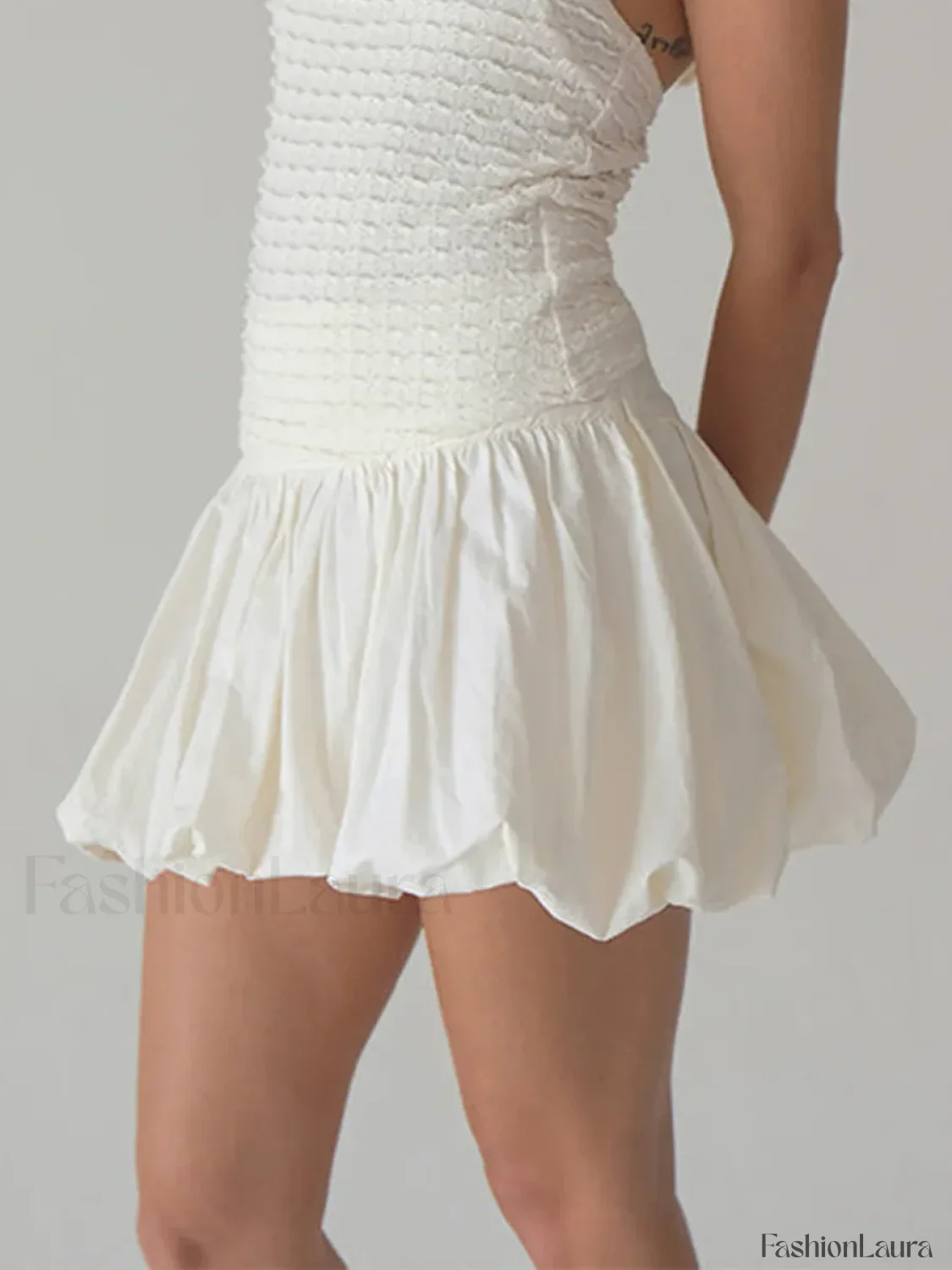 Puffy Bud A-Line Skirt - Image 10