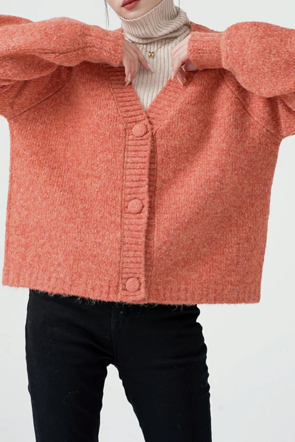 Purple Heavy Weight Knit Sweater - Image 4