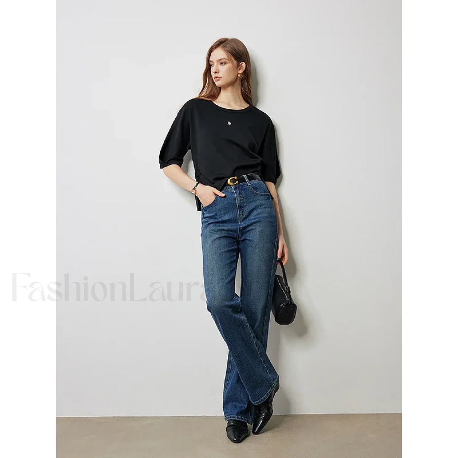 Raglan Half Sleeve Pullover T-Shirt - Image 5