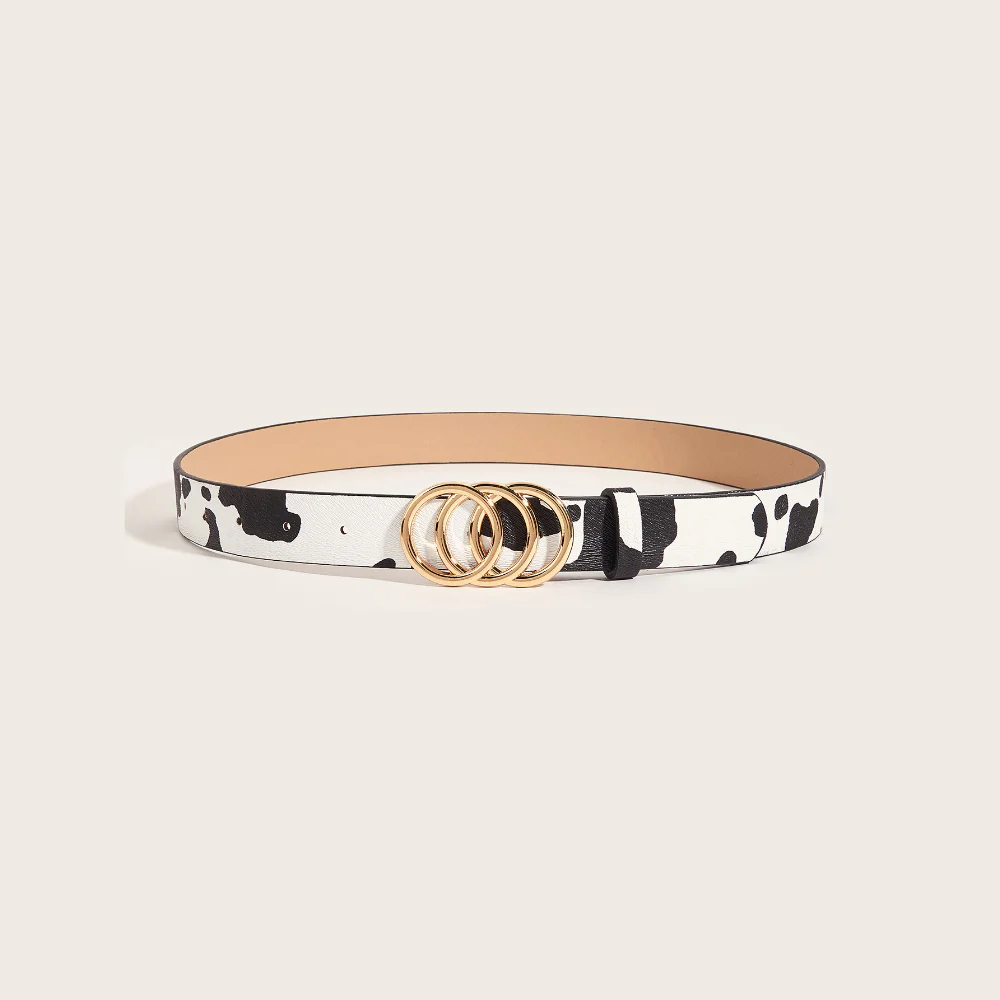 Retro Animal Print Statement Waist Belt - Image 2