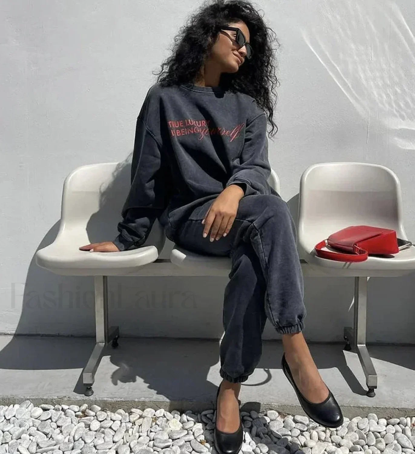 Retro Washed Cotton Long Sleeve Oversized T-Shirt - Image 6