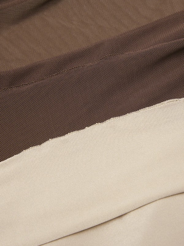 Ruched Asymmetric Halter Mini Dress - Image 7