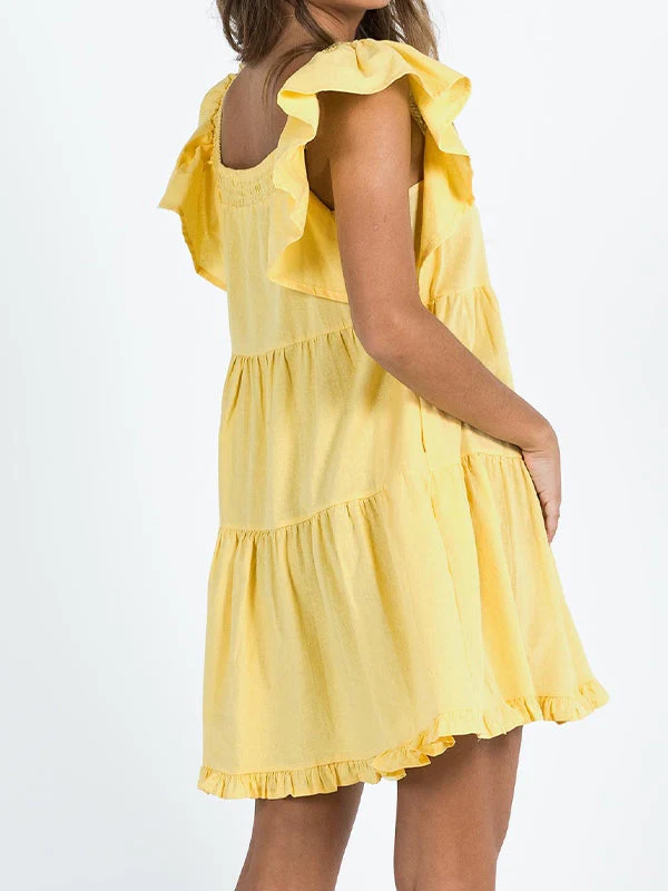 Ruffle Tiered Mini Dress - Image 4