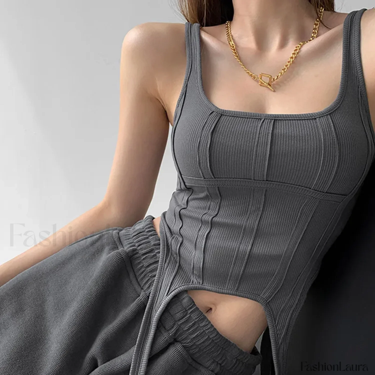 Safari Hook Bottom Crop Top - Image 11