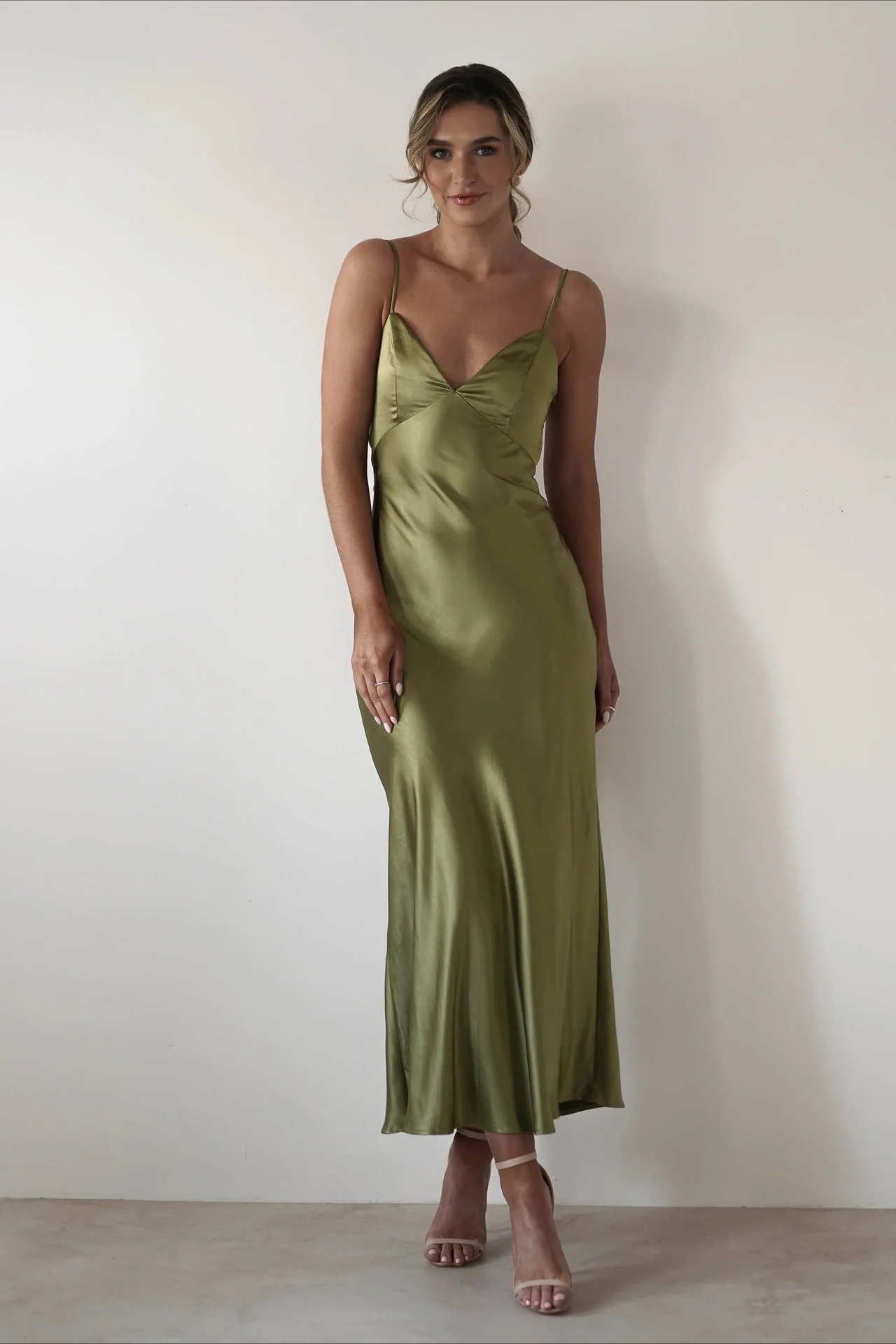 Satin Backless Tie Party Dress - Image 18