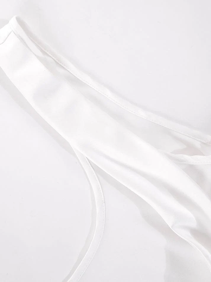 Satin Draped Lace Bralette Top - Image 21