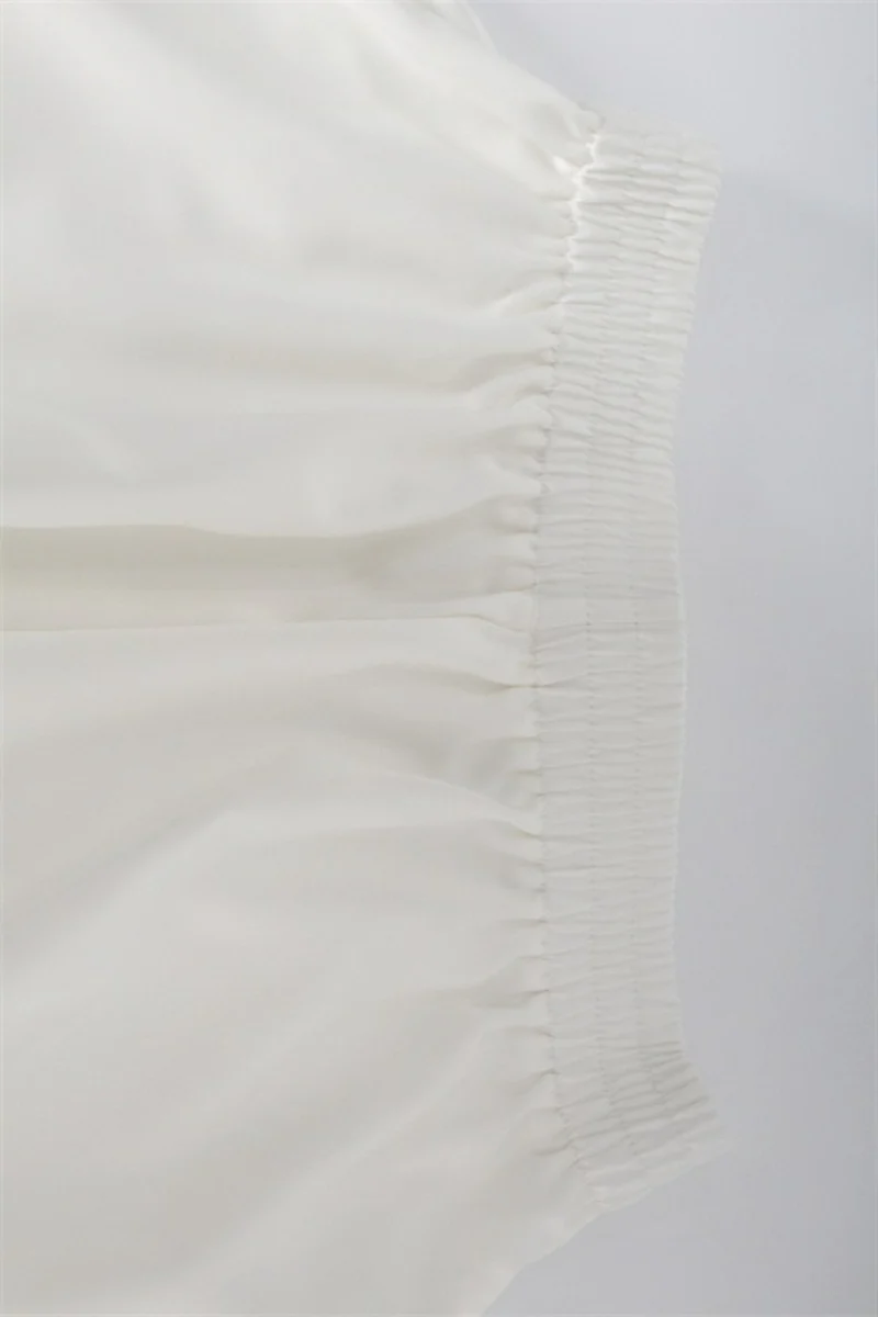 Satin Feel Frill Trim Cami Sleep Shorts Set - Image 8