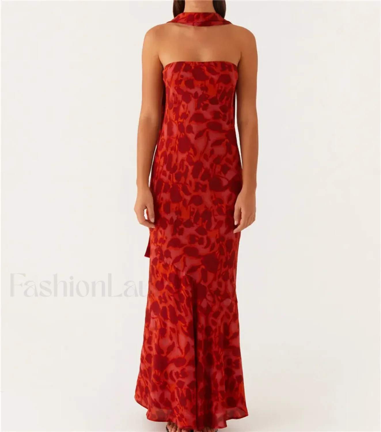 Sexy Backless Mesh Floral Dress - Image 2