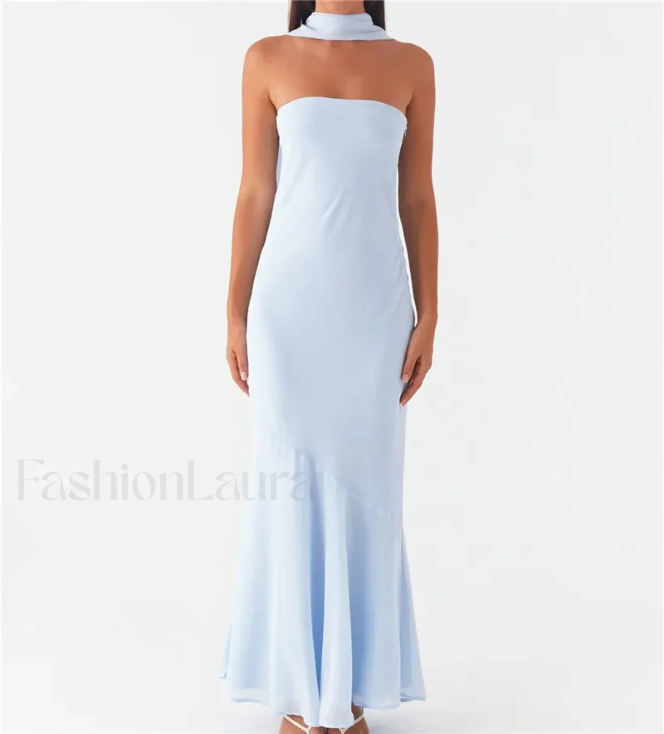 Sexy Backless Mesh Floral Dress - Image 6