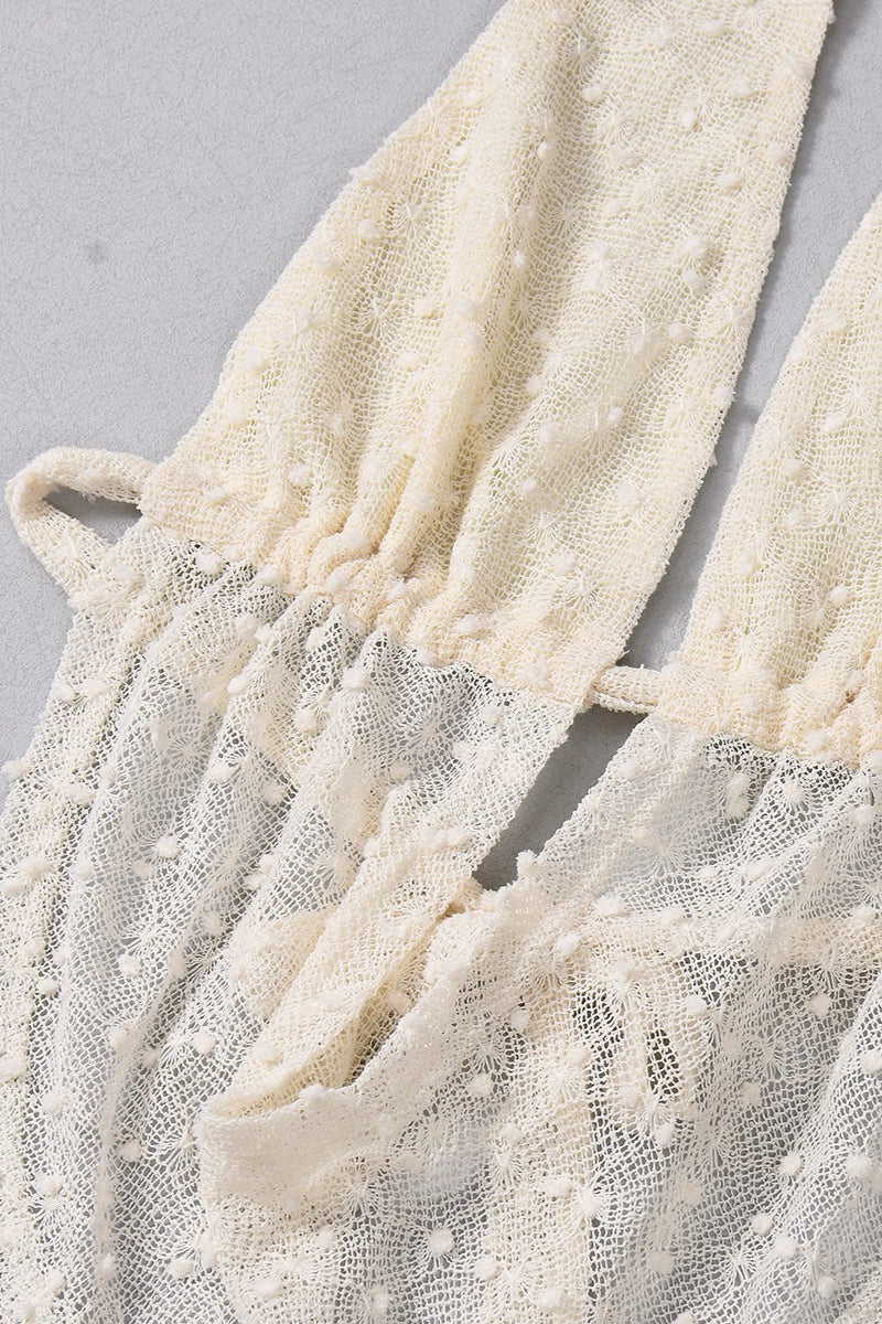 Sexy Backless Tie Waist Skirt Set - Image 8