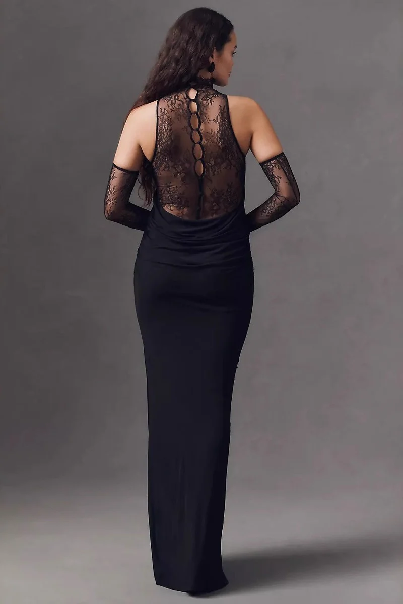 Sexy Cut Out Bodycon Maxi Dress - Image 10