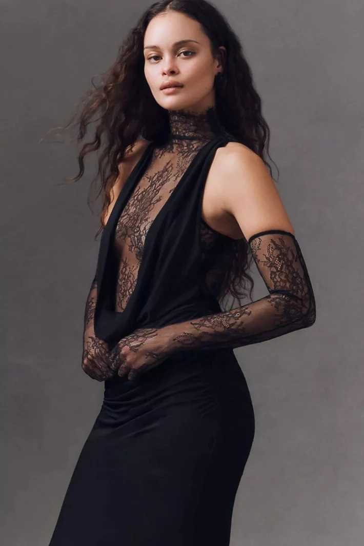 Sexy Cut Out Bodycon Maxi Dress - Image 8