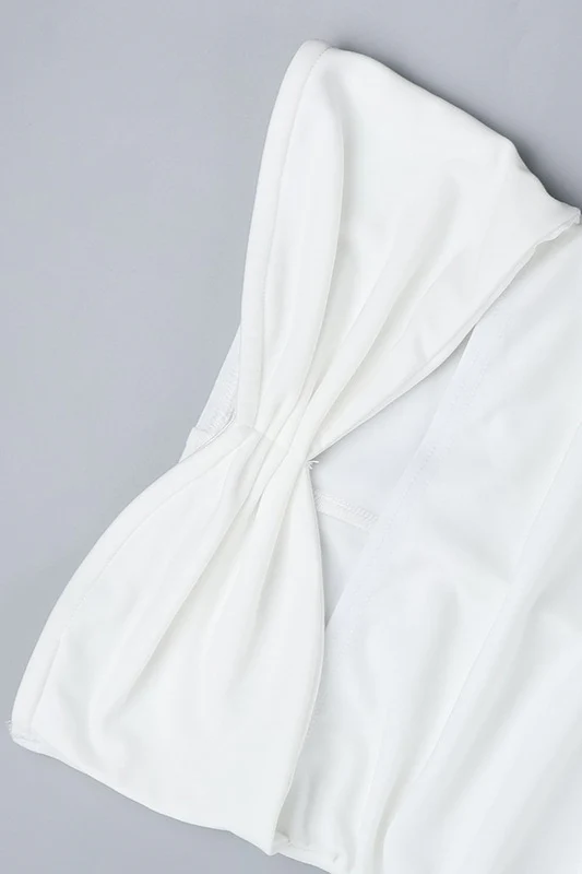 Sexy Hollow Strapless Maxi Vacation Dress - Image 10