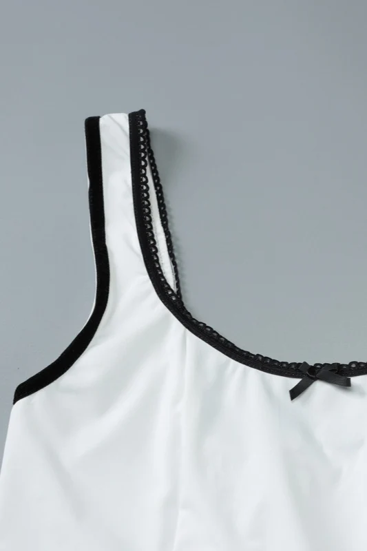 Sexy U Neck Sleeveless Short Bodycon Mini Dress - Image 5