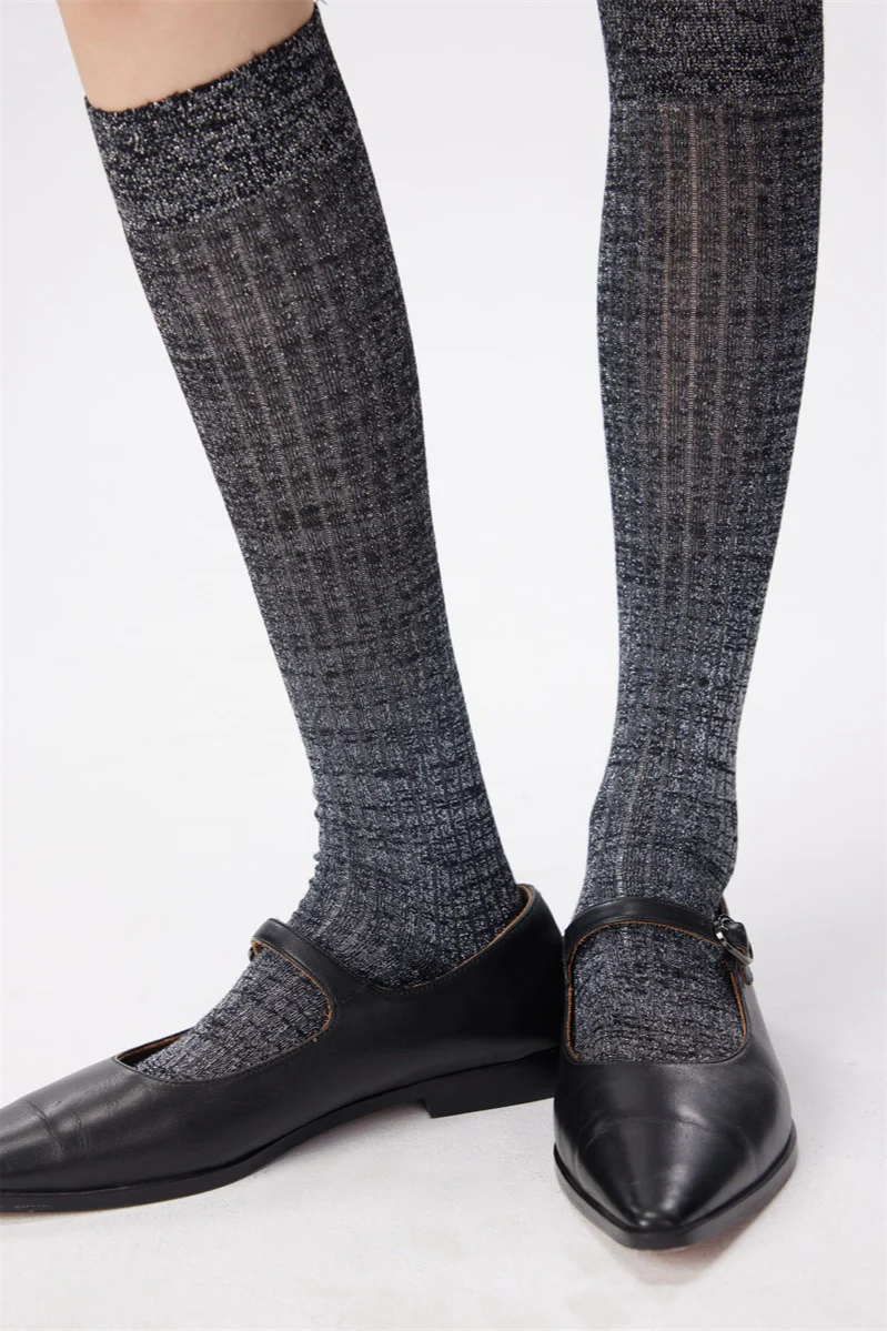 Sheer Mesh Breathable Knee High Socks - Image 2
