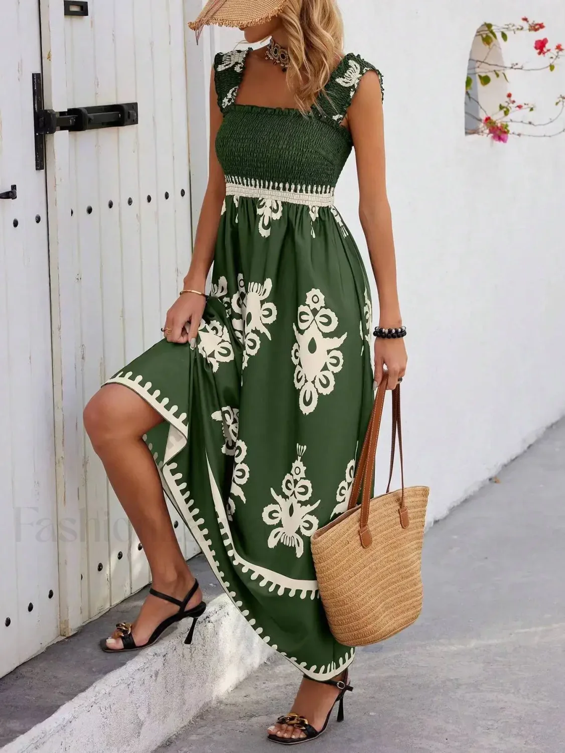 Sleeveless A-Line Party Boho Dress - Image 12