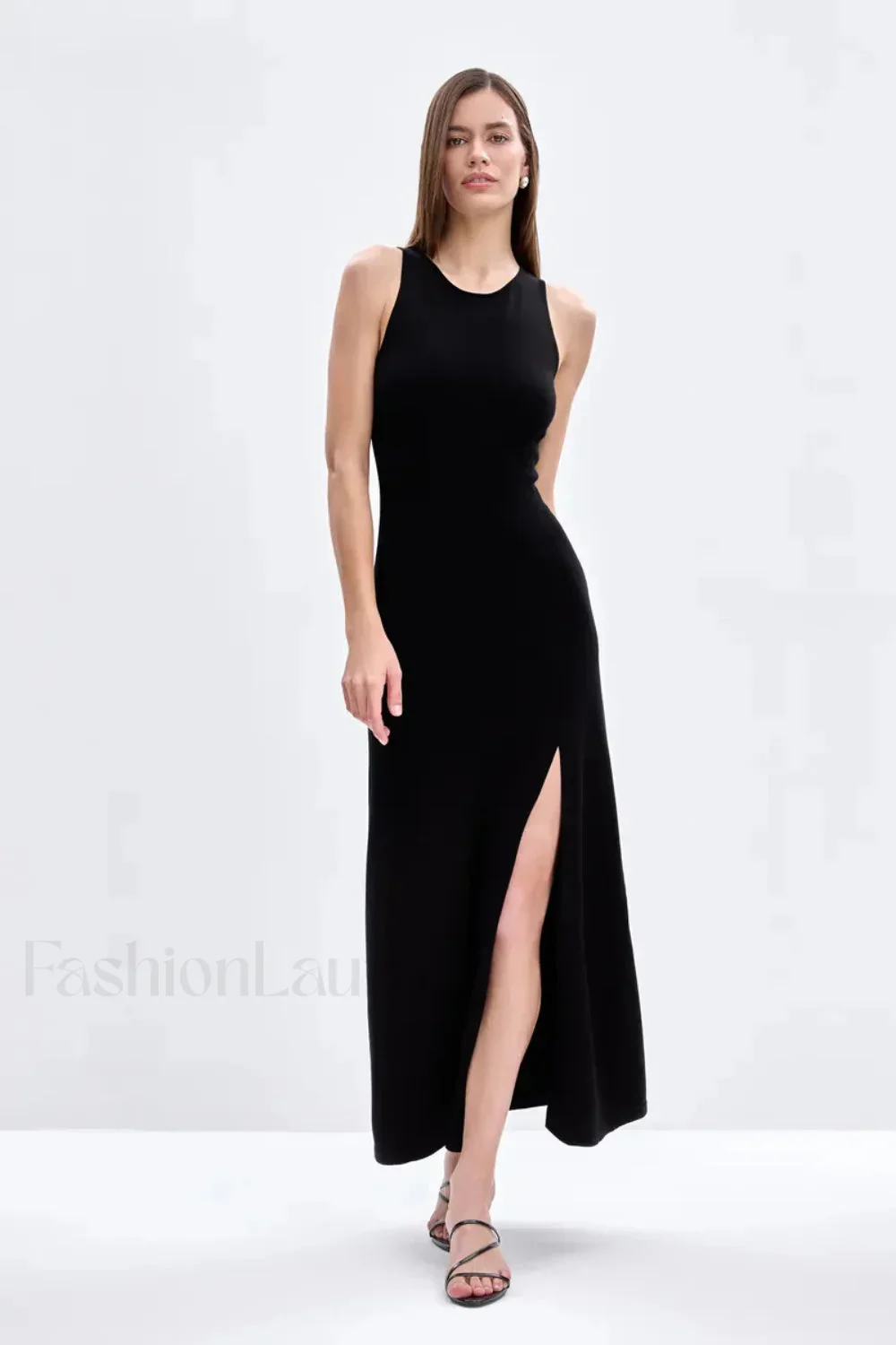 Sleeveless Split Bodycon Work Dress - Image 13