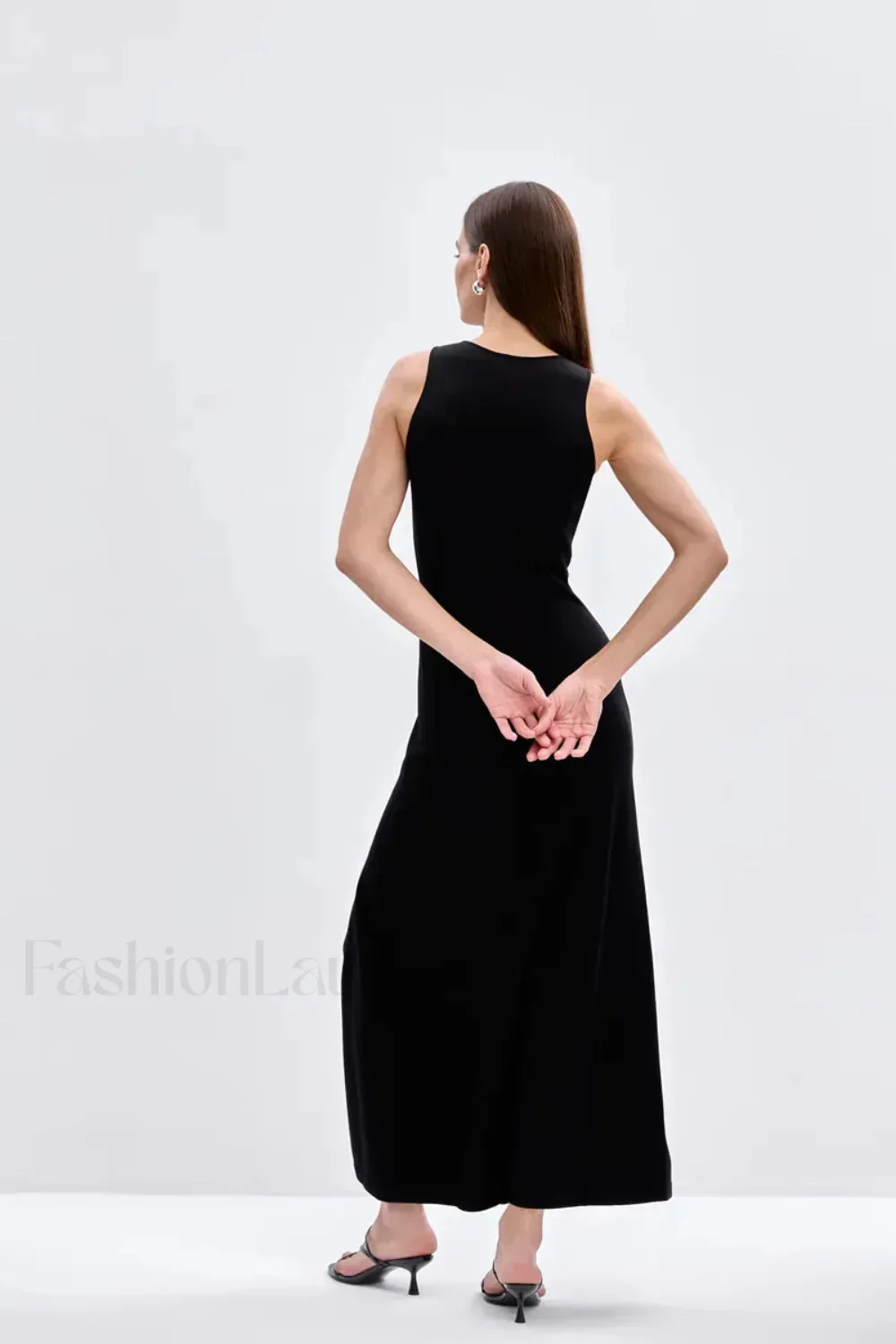 Sleeveless Split Bodycon Work Dress - Image 40