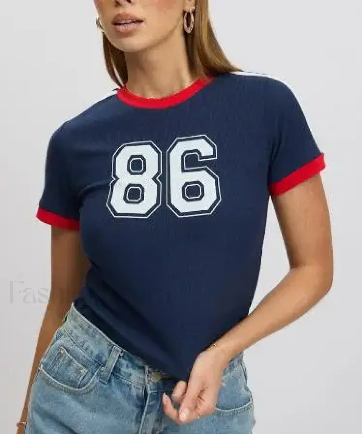 Slim Crop Tops Summer Baby Tee T-Shirt - Image 11