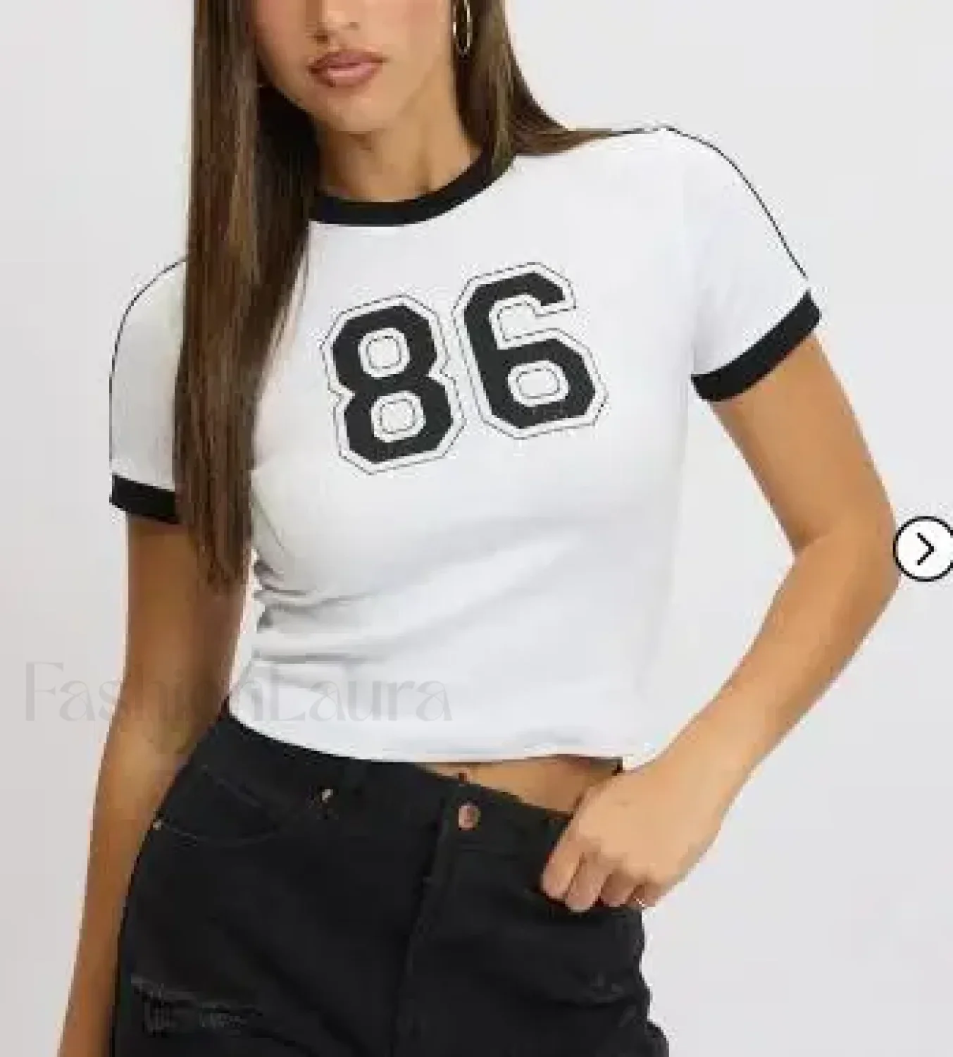 Slim Crop Tops Summer Baby Tee T-Shirt - Image 12